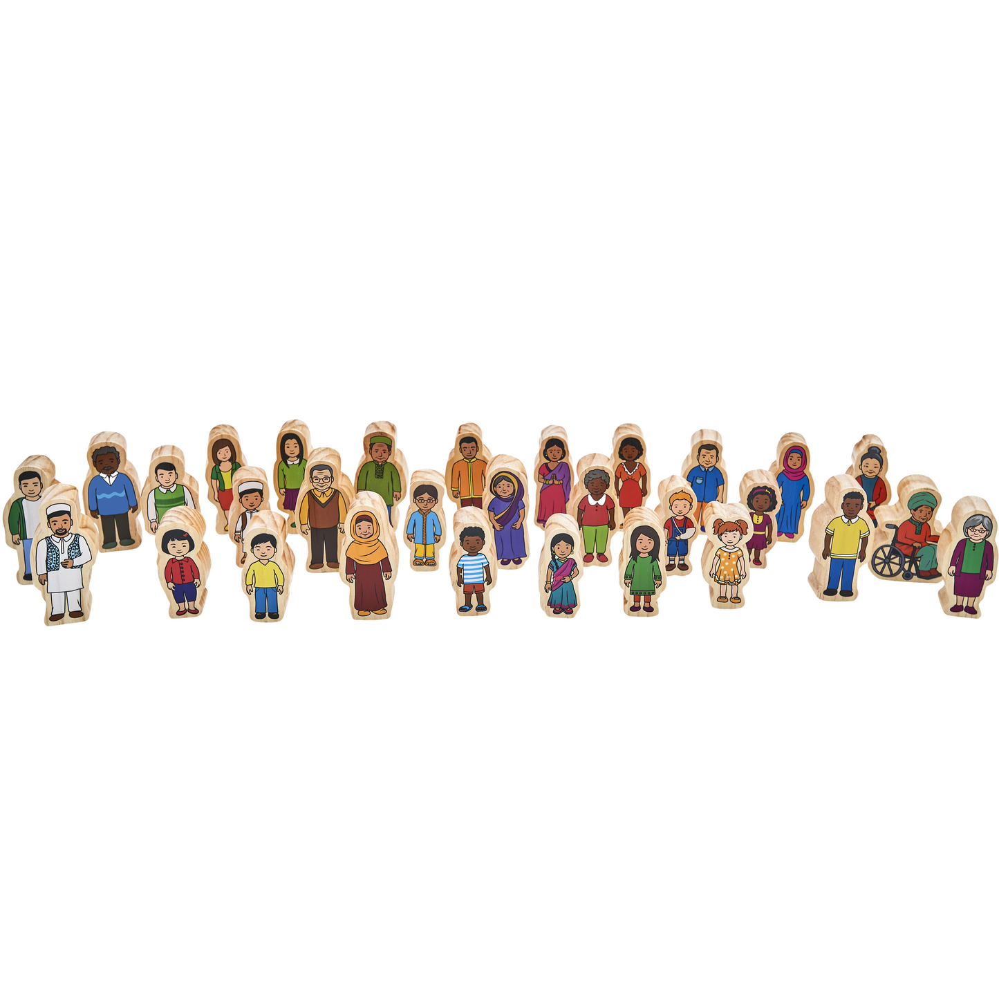 Village People Family – Wooden people set