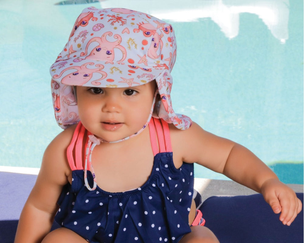Girl Octopus Swim Legion Hat 0 – 3 years