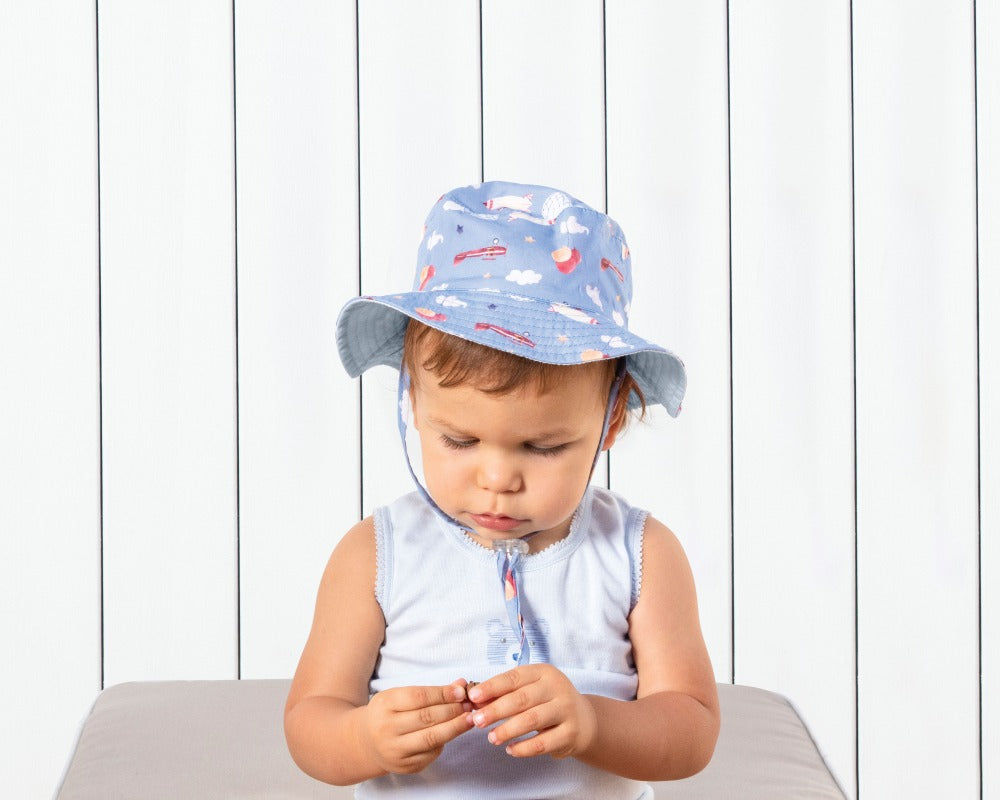 Elephant Wide Brim Hat 0 – 3 years