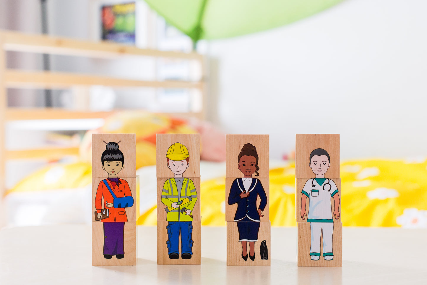 Careers Mix N Match wooden blocks