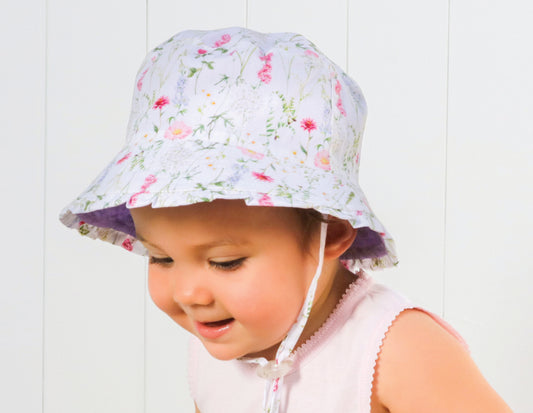Floral Bucket Hat 0 – 3 years