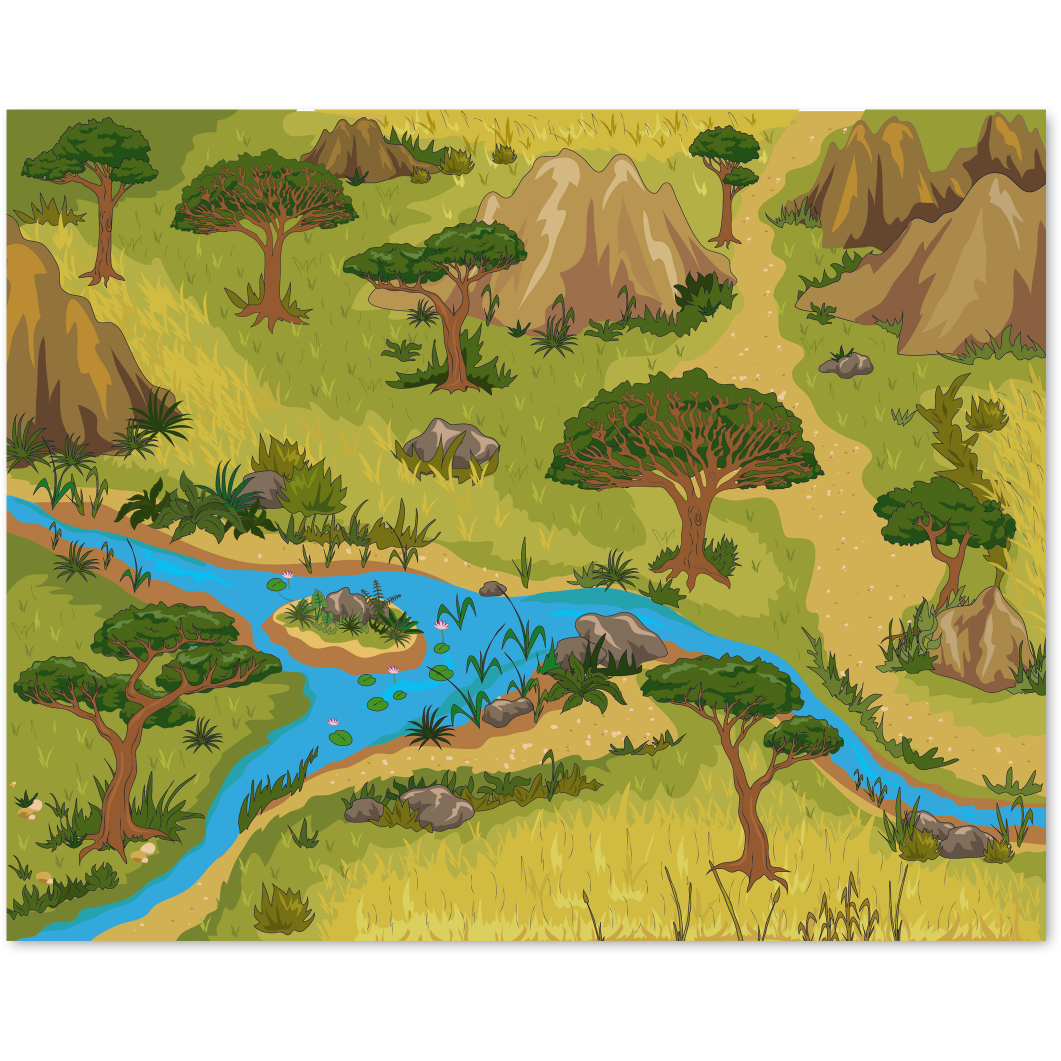 Animals in the Wild – Playmat