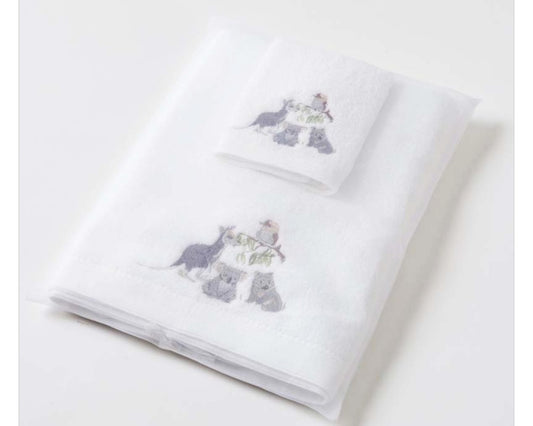 Australiana Bath Towel & Face Washer Set