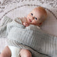 100% Cotton Grey Double Muslin Baby Blanket