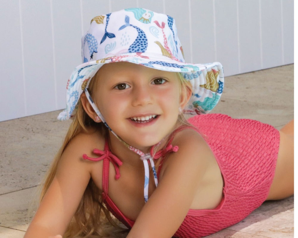 Mermaid Swim Wide Hat 3 – 6 years