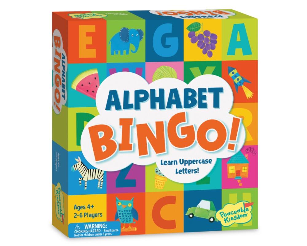 Peaceable Kingdom Game – Alphabet Bingo