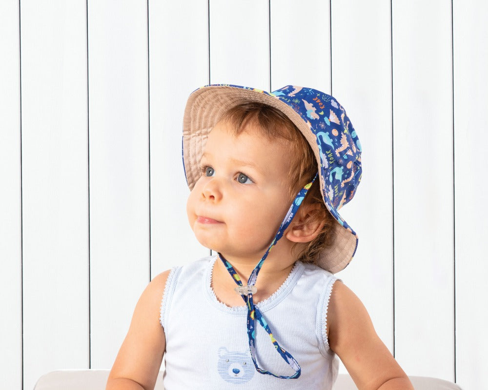 Dino Wide Brim Hat 0 – 3 years