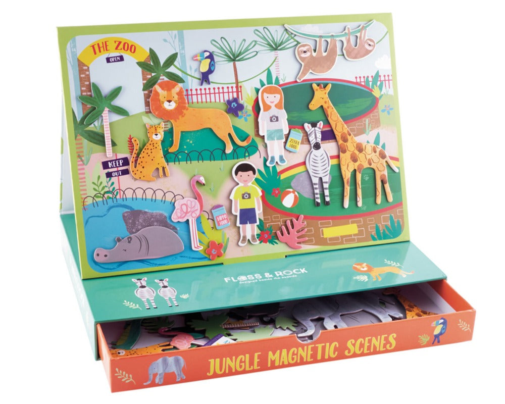 Floss & Rock Magnetic Play Scene Jungle