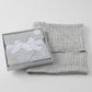 100% Cotton Grey Double Muslin Baby Blanket