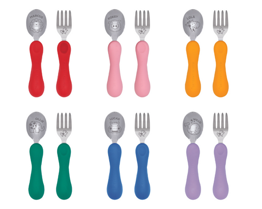 Marcus & Marcus Easy Grip Spoon & Fork Set