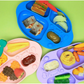 Marcus & Marcus Yummy Dips Suction Divided Plate